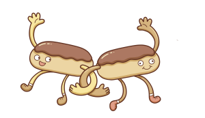 pair of eclairs